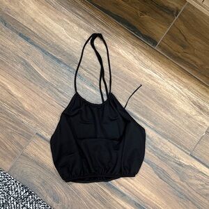 Black Halter Top